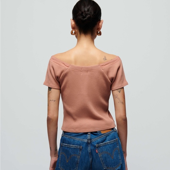 Nation Los Angeles 100% cotton Alessia top - Picture 3 of 5